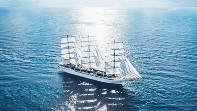 Niklas Oberhofer kocht an Bord der Sea Cloud Spirit. Foto: Sea Cloud Cruises
